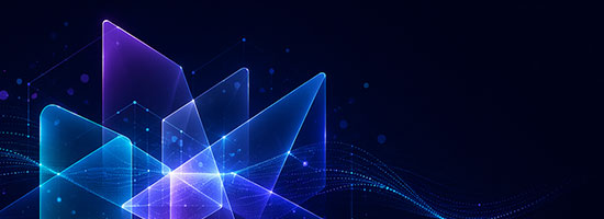 Abstract illustration of interlocking geometric structures.